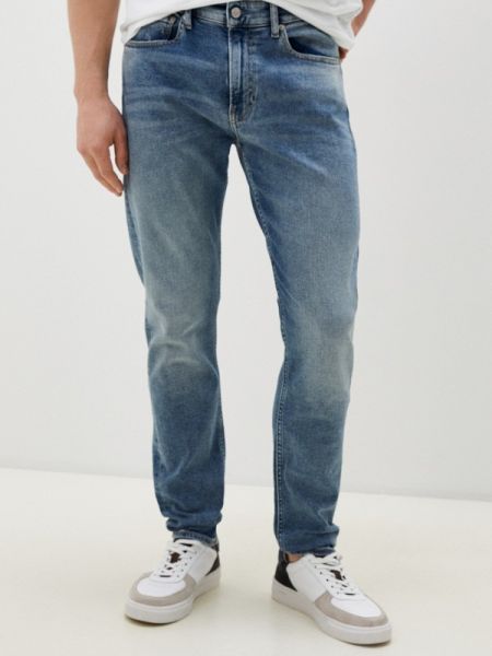 Зауженные джинсы Calvin Klein Jeans голубой