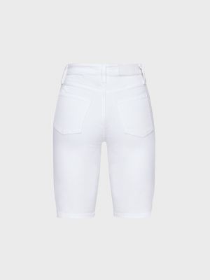 Белые джинсовые шорты Calvin Klein