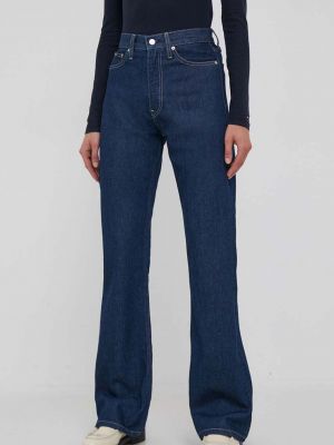 Traperice bootcut visoki struk bootcut Calvin Klein Jeans plava