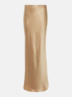 Hedvábné saténové dlouhá sukně The Sei