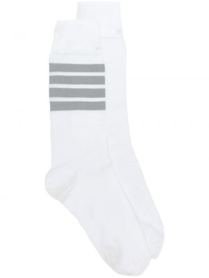 Bavlněné ponožky Thom Browne bílé