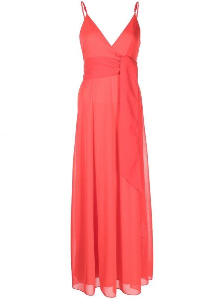 V-hals dress Emporio Armani rosa