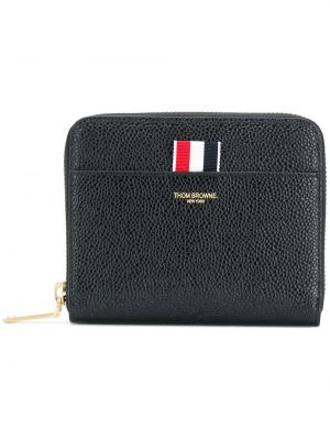 Peňaženka na zips Thom Browne čierna