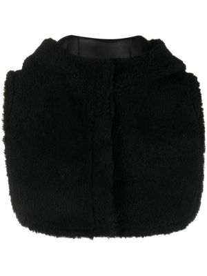 Reverzibilna kapa s kapuco Yves Salomon črna
