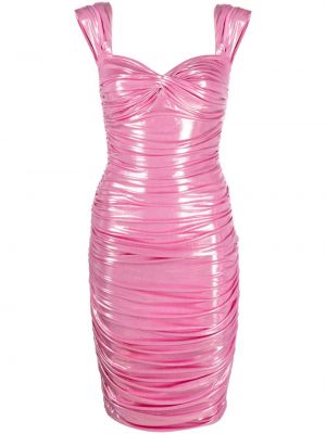 Коктейлна рокля Norma Kamali розово