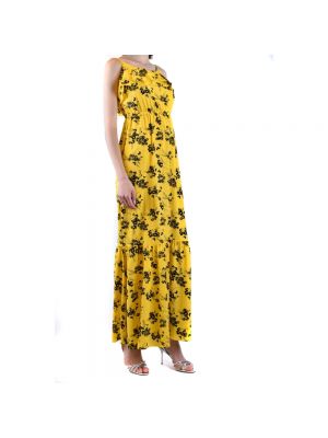 Sukienka długa Michael Kors żółta