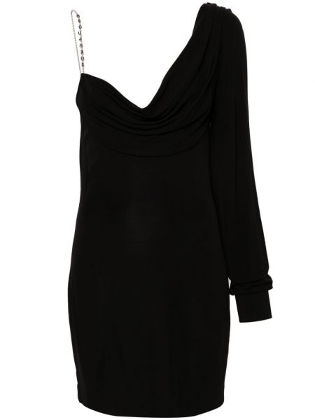 Robe droite en crêpe Dsquared2 noir