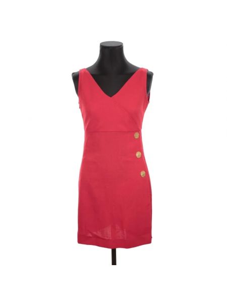 Sukienka retro Yves Saint Laurent Vintage czerwona