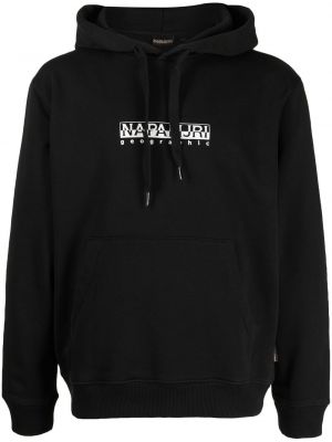 Hoodie Napapijri svart