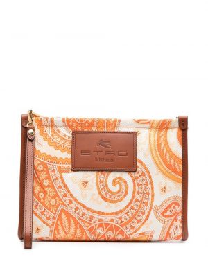 Paisley veske Etro oransje