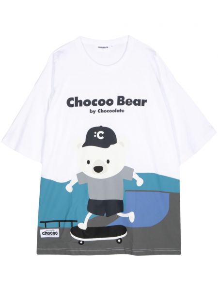 T-shirt Chocoolate hvid