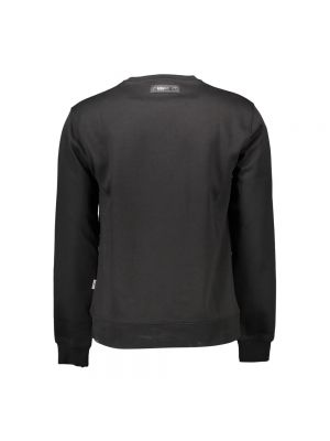 Sweter z nadrukiem Plein Sport czarny
