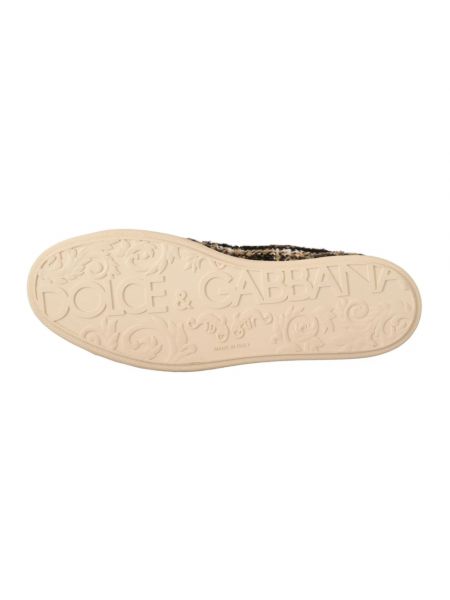 Sneakersy wełniane bawełniane Dolce And Gabbana