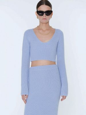 Голубой пуловер Erika Cavallini