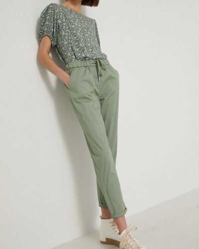 Chino панталони с висока талия Medicine зелено
