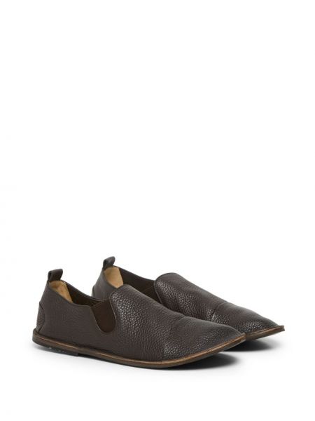 Nahast loafer-kingad Marsell pruun