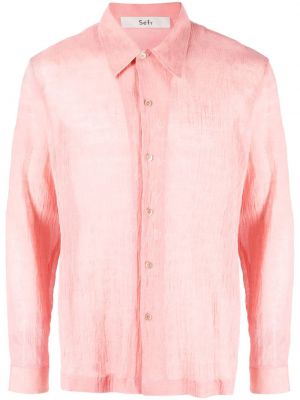 Košeľa s potlačou Séfr ružová