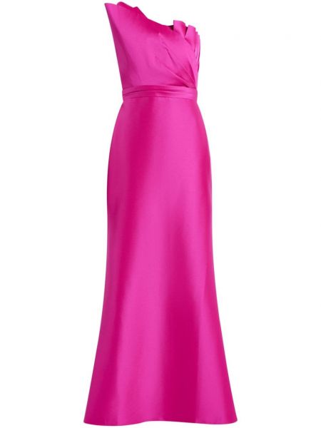 Hihaton pitkä mekko Badgley Mischka pinkki