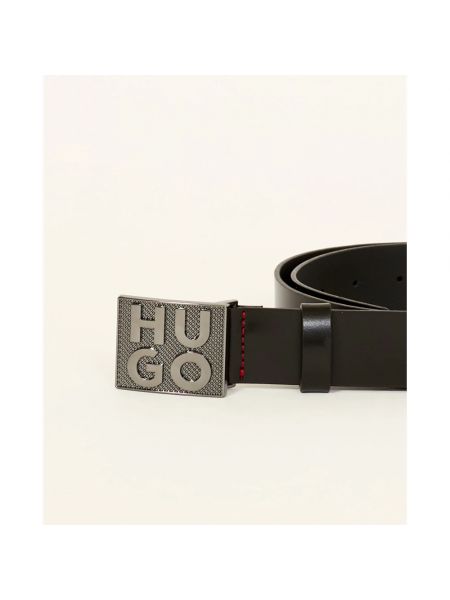 Cinturón de cuero Hugo negro