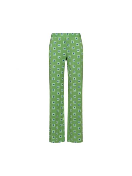 Proste spodnie Maliparmi zielone