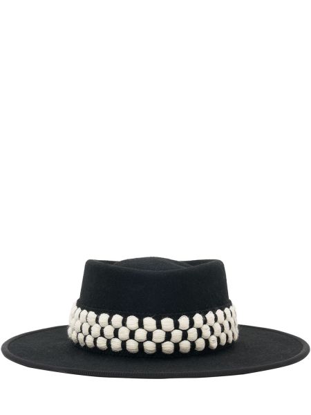 Sombrero de lana de fieltro Destree negro