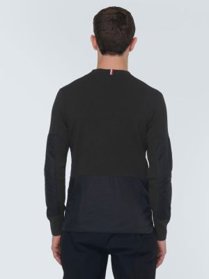 Volneni pulover Moncler Grenoble črna