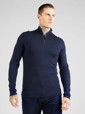 Džemperis ar augstu apkakli Calvin Klein zils