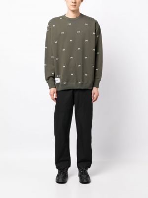 Sweatshirt mit rundhalsausschnitt Wtaps grün