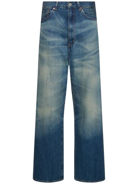 Jeans di cotone baggy Junya Watanabe