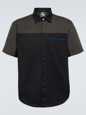 Camicia di cotone Gr10k nero
