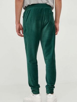 Manšestrové sportovní kalhoty Polo Ralph Lauren zelené