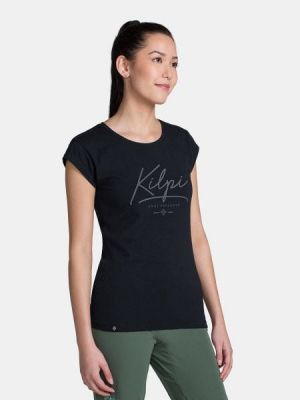 Βαμβακερή μπλούζα Kilpi μαύρο