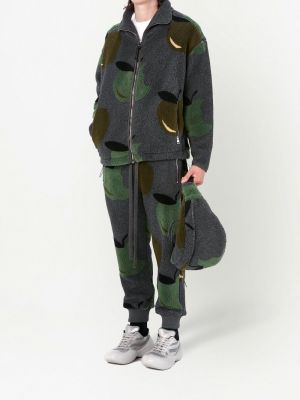 Fleece sporthose mit print mit camouflage-print Jw Anderson