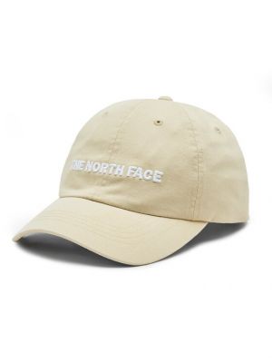 Kepurė su snapeliu The North Face smėlinė