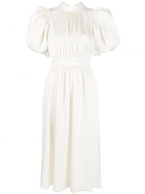 Μίντι φόρεμα Rotate λευκό