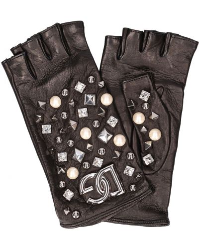 Rękawiczki bez palców Dolce And Gabbana - Сzarny