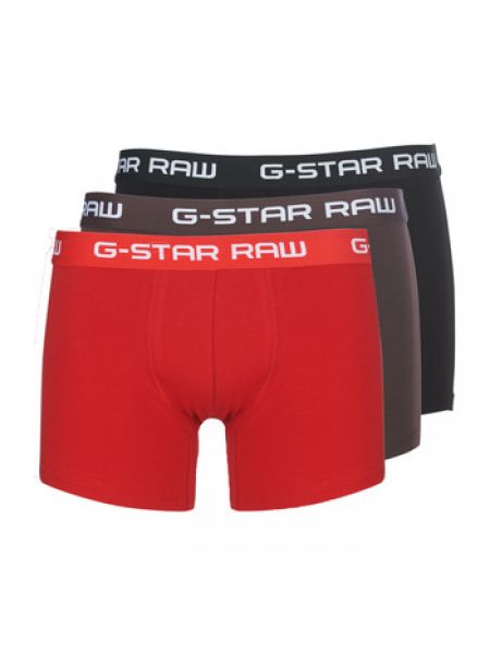Bokserki w gwiazdy slim fit klasyczne G-star Raw czerwone