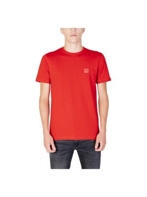 Koszulka z krótkim rękawem Boss czerwona