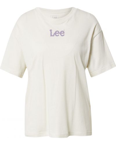 Majica z dolgimi rokavi Lee bela