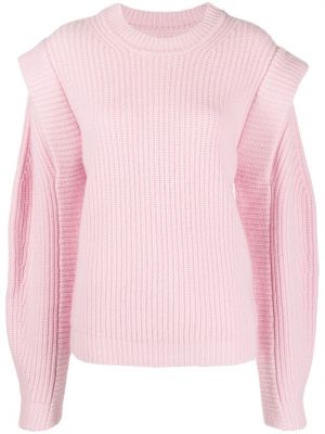Pull en tricot Isabel Marant rose