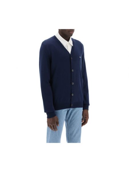 Strick pullover A.p.c. blau