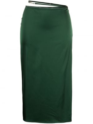Midi sukně Jacquemus zelené