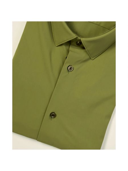 Camisa slim fit Hugo Boss verde