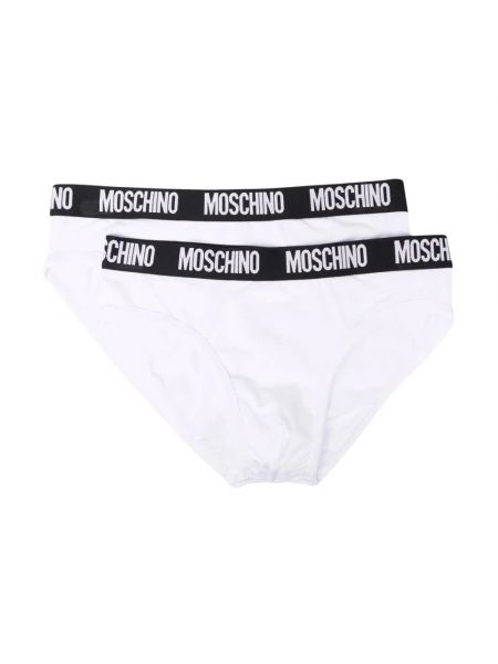 Białe majtki Moschino