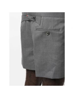 Pantalones cortos de cintura baja Thom Browne gris