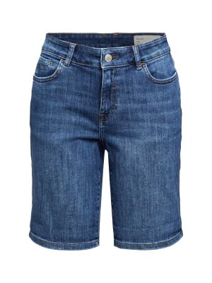 Bavlnené džínsy s vysokým pásom na zips Esprit