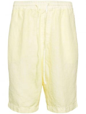 Lanene bermuda kratke hlače 120% Lino žuta