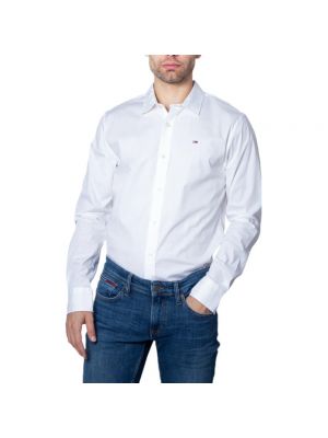 Koszula jeansowa Tommy Hilfiger biała