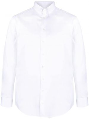 Kokvilnas krekls Giorgio Armani balts