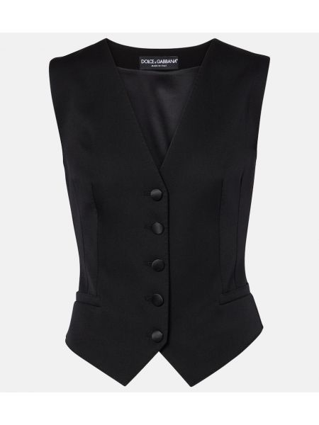 Uld vest Dolce&gabbana sort